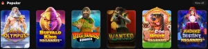 mania casino popular games
